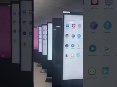 75인치 무료 서있는 키오스크 적외선 터치 스크린 256G 와이파이 윈도우 LCD 디스플레이